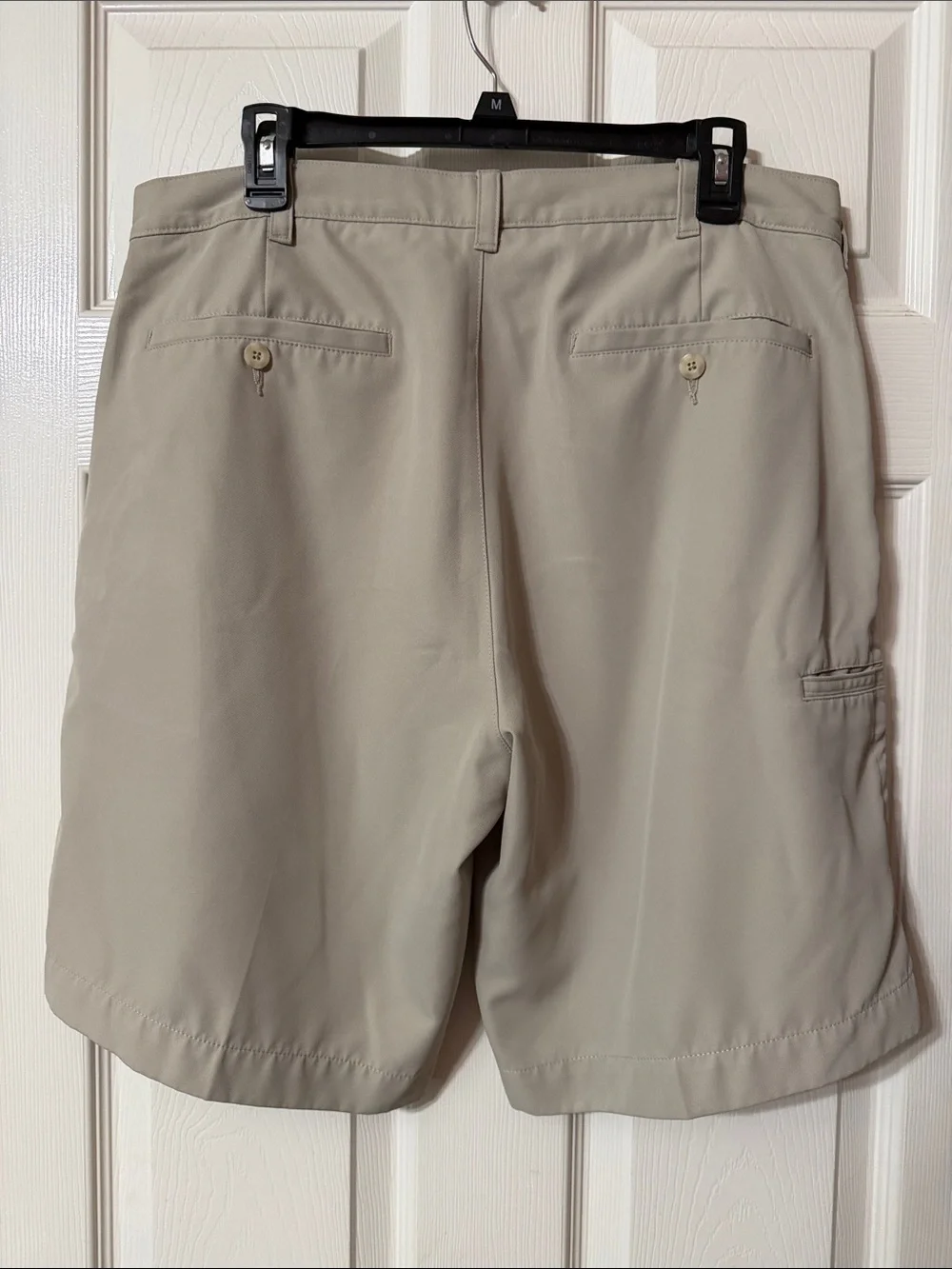 PGA Tour Flat Front Shorts Size 36 Men's - Sand Khaki